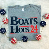 "Boats Hoes 24" DTF Graphic Tee
