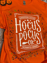 “Hocus Pocus Co” Confetti Effect Screen Print Graphic Tee