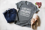 "Army Mom Strong" Solid Tee