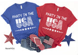 “Party In The USA" Screen Print Graphic Tee
