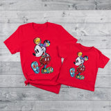 "Mouse with Princesses” Screen Print Graphic Tee
