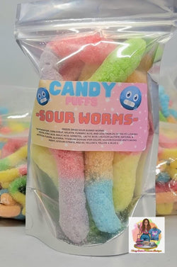 Sour Worms Freeze Dried Candy