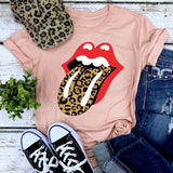 “Lips and Tongue” Custom Screen Print Tee
