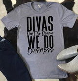 “Divas Don’t Do Drama” Screen Print Graphic Tee