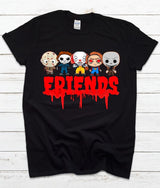 “Scary Friends” Screen Print Graphic Tee
