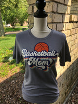 "Basketball Mom" Throwback Graphic Tee
