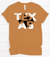 “Texas Pride" Knockout Screen Print Graphic Tee