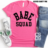"Babe Squad” Screen Print Graphic Tee