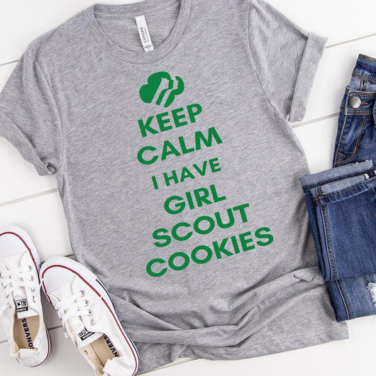“Keep Calm I Have Cookies” Screen Print Tee