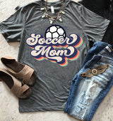 “Soccer Mom" Throwback Screen Print Graphic Tee