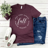 "Fall Sweet Fall" Custom Screen Print Graphic Tee