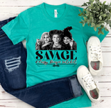 "Savage Witches” Screen Print Graphic Tee
