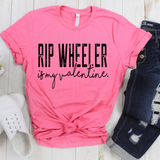 "RIP W is my Valentine" Screen Print Graphic Tee