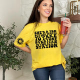 "She's a Ten-Train Station" Fan Art Screen Print Graphic Tee