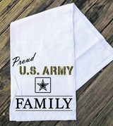 "Time For Tea-Army Pride Edition" Custom Tea/Kitchen Towels