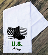 "Time For Tea-Army Pride Edition" Custom Tea/Kitchen Towels
