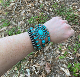 "My Turquoise Obsession" Natural and Glass Stone Bracelet Strands
