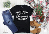 "What I Want For Christmas” Screen Print Tee