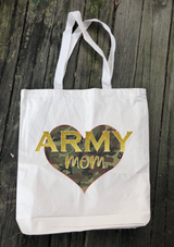 "Where Ever I Go" Canvas Totes-Army Proud Edition